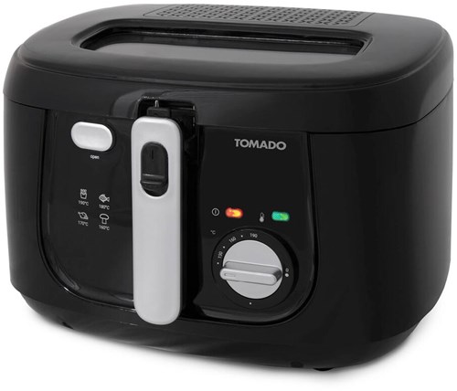 Tomado friggitrice 2,5 litri filtro antiodore PFAS free nero