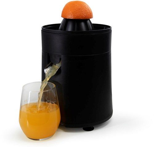 Tomado spremiagrumi elettrico nero con coperchio - estrattore cucina