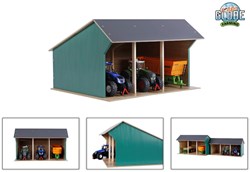 Kids Globe capannone agricolo giocattolo per trattori 1:32 legno grande