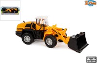 Veicolo da cantiere pala die-cast pullback 16 cm giocattolo giallo