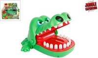 Gioco coccodrillo che morde Jungle Expedition giocattolo coccodrillo 16x13,5x8,5cm