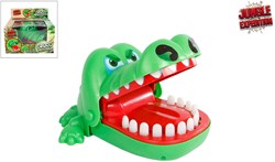 Gioco coccodrillo che morde Jungle Expedition giocattolo coccodrillo 16x13,5x8,5cm