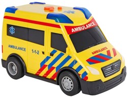 Ambulanza giocattolo autocisterna con luci e suoni 14cm plastica