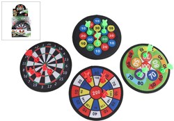 Bersaglio freccette velcro giocattolo 19,5cm gioco sicuro bambini