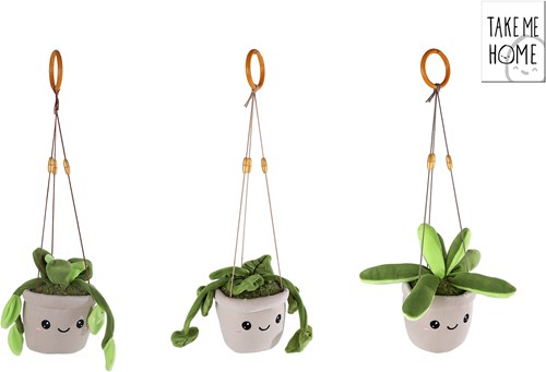 Vedes pianta sospesa in peluche giocattolo decorazione 24cm pianta da camera