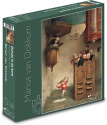 Art Revisited puzzle Dansje in de Kerk - Marius van Dokkum 1000 pezzi puzzle d'arte