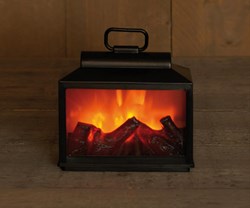 Sfeerhaard nero illuminazione LED timer decorazione casa Anna's Collection