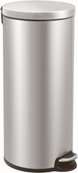 EKO pattumiera a pedale 30 litri acciaio inox opaco - soft-close igienico