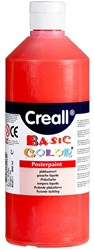 Creall tempera colore base rosso 500ml - pittura bambini opaca
