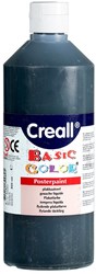 Creall tempera nera 500ml - Vernice creativa per bambini opaca