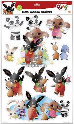 Bambolino Toys Bing adesivi per finestre maxi - decorazione colorata per bambini