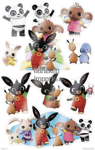 Bambolino Toys Bing adesivi per finestre maxi - decorazione colorata per bambini-2