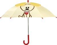 Simply ombrello Woezel & Pip giallo per bambini dai 3 anni-2