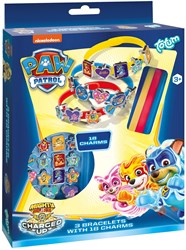 Totum Paw Patrol set gioielli - 3 braccialetti con 18 charms - kit creativo