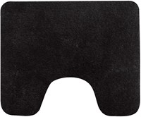 Dutch House tappetino WC nero 60x50 cm - Tappeto bagno antiscivolo