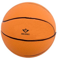 Angel Sports pallone basket soft foam 12,5cm arancione giocattolo