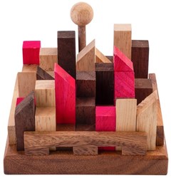 Longfield Games puzzle in legno City - rompicapo città stimolante