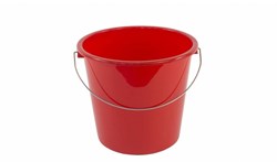 Secchio di plastica 5 litri rosso - secchiello giocattolo per bambini