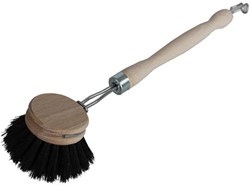 Cleany spazzola per piatti legno crine di cavallo - spazzola ecologica