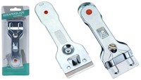 Accessorio raschietto piano cottura grigio 14cm per ceramica e induzione
