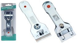 Accessorio raschietto piano cottura grigio 14cm per ceramica e induzione