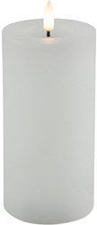 Countryfield candela LED pilastro rustica bianca 15cm - illuminazione d'atmosfera