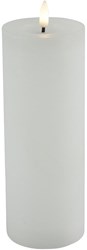 Countryfield candela LED a pilastro XL rustica bianca 7,5x7,5x20cm luce d'atmosfera