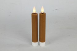 Countryfield candele LED da tavola ambra 15cm con telecomando 2 pezzi