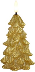 Countryfield candela albero di Natale LED oro 7x14cm - illuminazione d'atmosfera