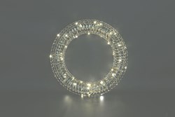 Countryfield corona di Natale LED decorazione giocattolo 40cm oro multi