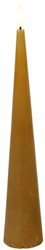 Countryfield candela LED cono rustica ambra 29,5cm decorazione