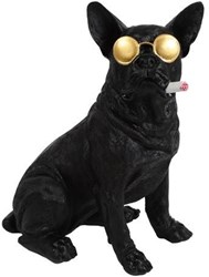 Countryfield bulldog giocattolo nero cane decorativo H43,5cm