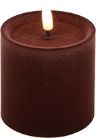 Cilgro candela LED cilindrica viola 7,5x7,5x7,5cm - illuminazione d'atmosfera