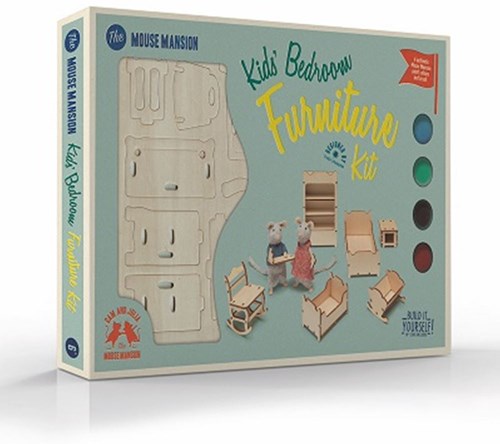 Het Muizenhuis kit mobili in legno cameretta - Studio Schaapman casa delle bambole