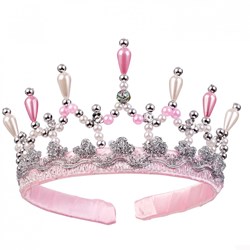 Souza for Kids corona principessa Mary perle rosa corona principessa
