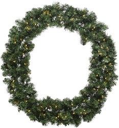 Ghirlanda natalizia Imperial 50cm con luci per interno ed esterno