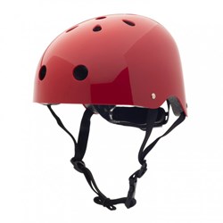 Coconuts casco per bambini Ruby Red per sicurezza e stile - casco bici XS Ruby Red plain