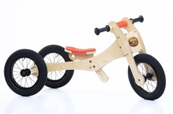 Trybike accessori per bici senza pedali - coprisella arancione per bici in legno