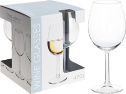 Koopman bicchieri da vino set 4 pezzi 43cl - vetro classico senza BPA