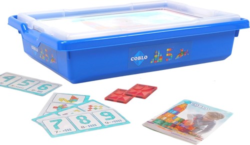 Coblo giocattoli mattoncini magnetici Classic scatola scolastica 100 pezzi