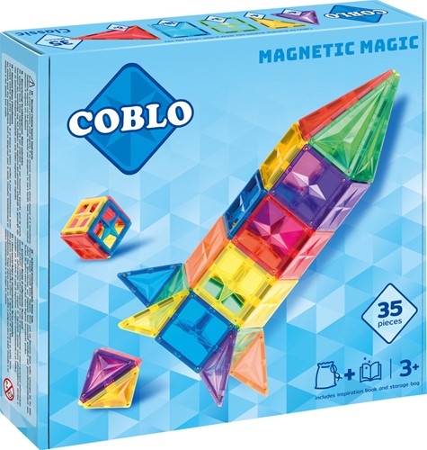 Coblo giocattoli mattoncini magnetici Classic 35 pezzi