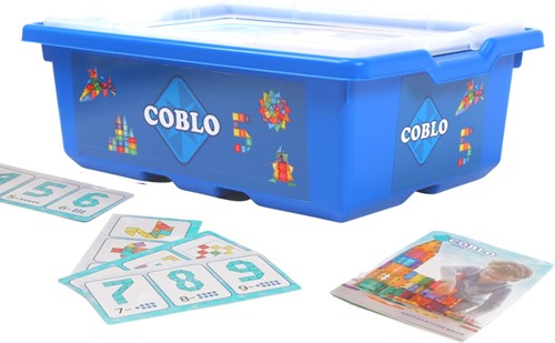 Coblo giocattoli mattoncini magnetici Classic scatola scolastica 200 pezzi