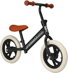 Bicicletta senza pedali nera 12 pollici con manubrio e sella regolabili XQmax