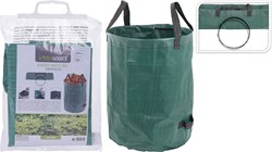 Sacco per rifiuti da giardino grande resistente 125 litri con manici verde