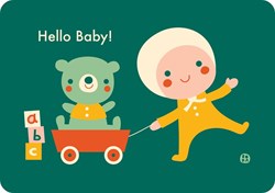 Bora Shop cartolina giocattolo per neonati - Hello baby