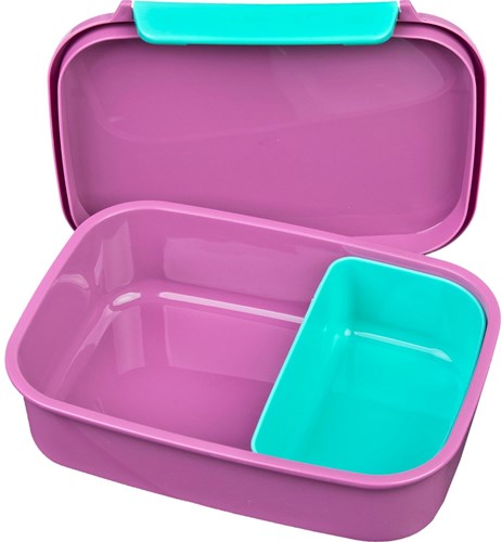 Gabby's Dollhouse lunch box plastica con stampa allegra per bambini-2