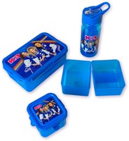 K3 lunchbox sport bento portapranzo con vaschette extra plastica blu-2