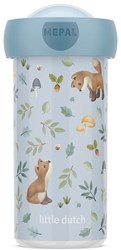 Mepal borraccia tazza scuola 300ml - Forest Friends - ermetica e senza BPA