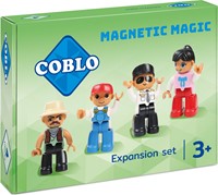 Coblo giocattoli mattoncini magnetici mini figure / pupazzi 4 pezzi