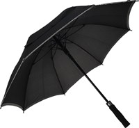 Ombrello giocattolo nero con bordo grigio 104cmx82cm per bambini